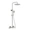 Anzzi Heavy Rainfall Stainless Steel Shower Bar with Hand Sprayer in Brushed Nickel SH-AZ101BN - alternate 1